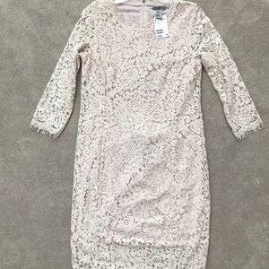 Blush Tone Lace Dress